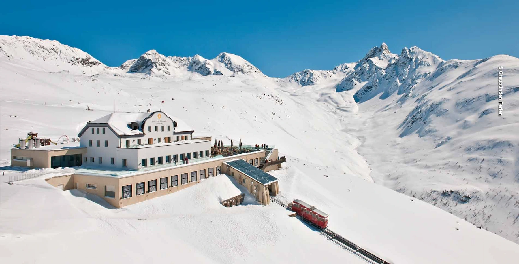 Muottas Muragl: La Terrazza delle Alpi sulla Ferrovia del Bernina